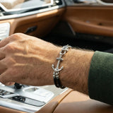 The Anchor Bracelet Black