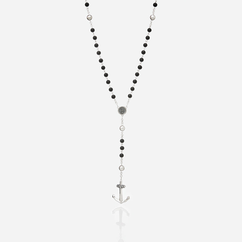 The Anchor Necklace Black 2